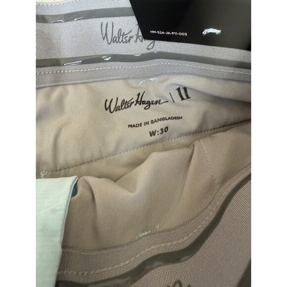 Walter Hagen Men's Soft Blue 11 Micro Lines Golf Shorts Size 30 - Picture 5 of 6